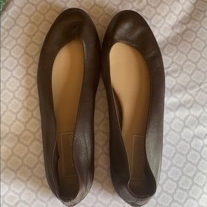 Michael Kors Brown leather ballet flats